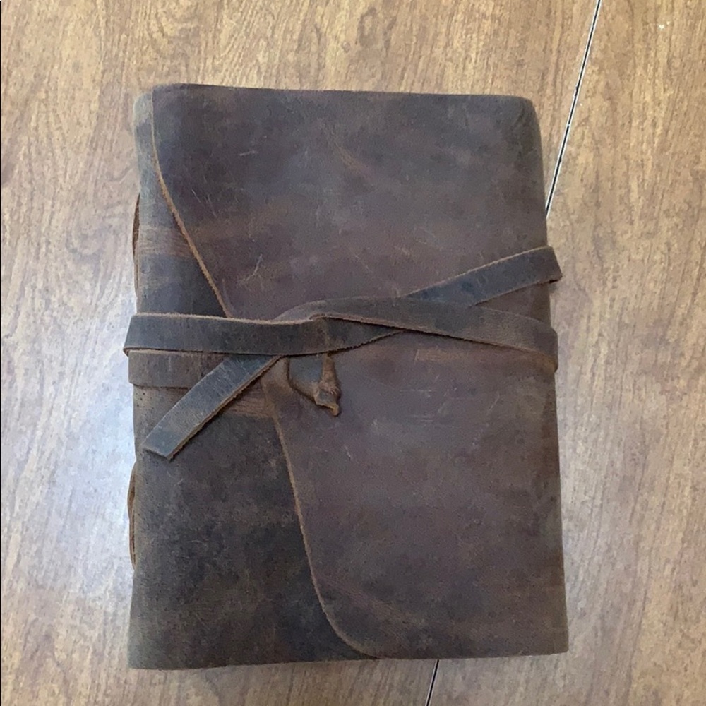Leather notebook